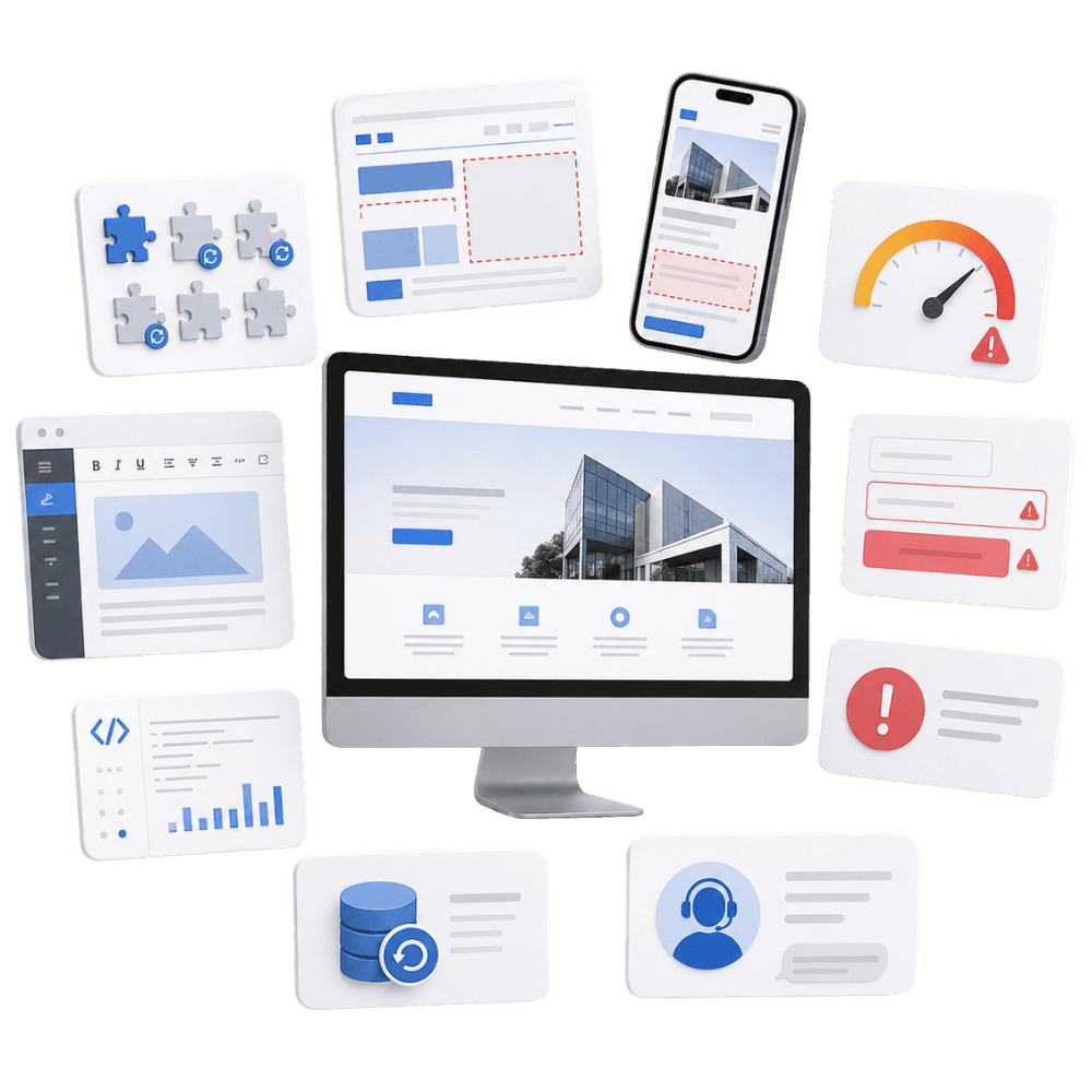 A website should not become another job for you