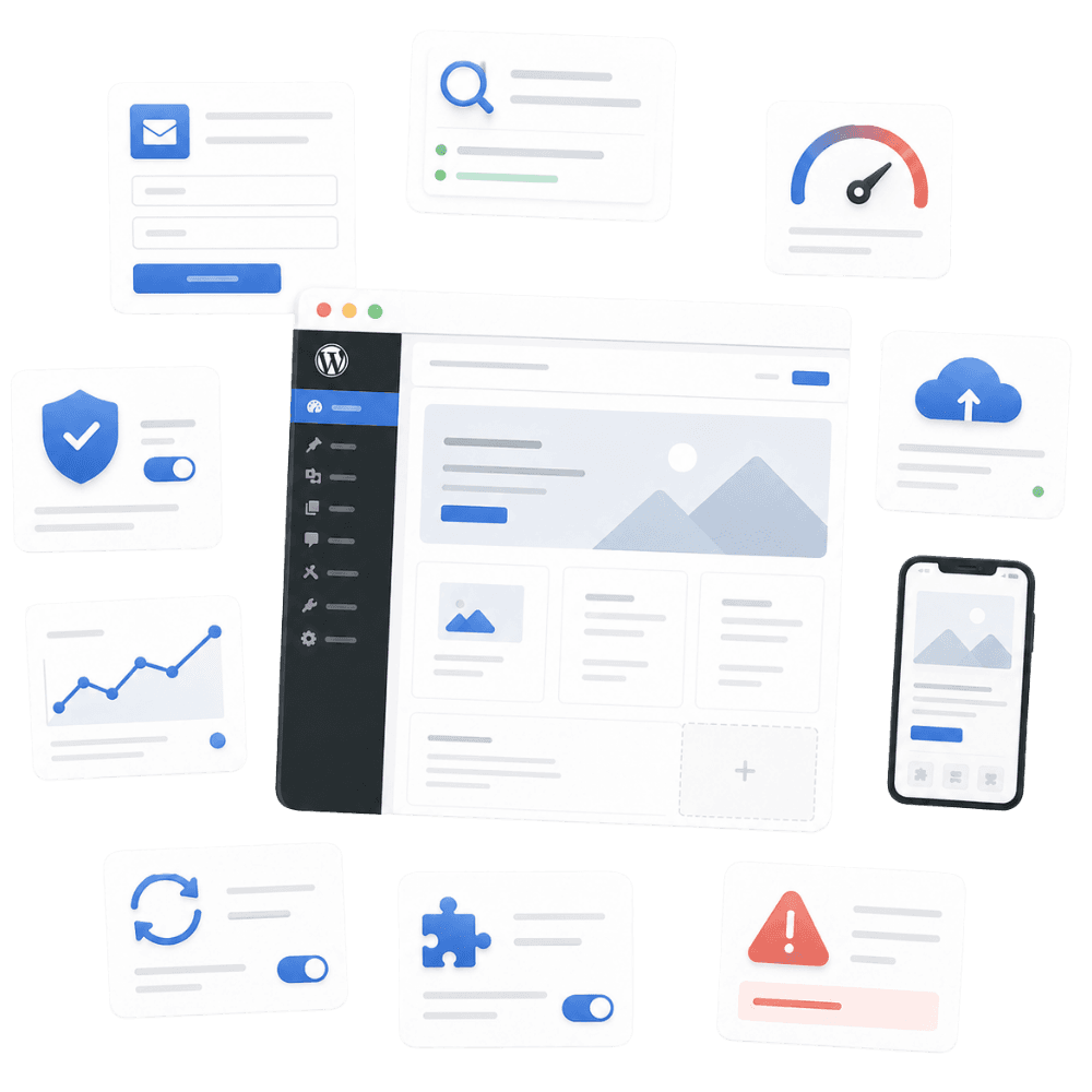 WordPress often needs plugins for everything